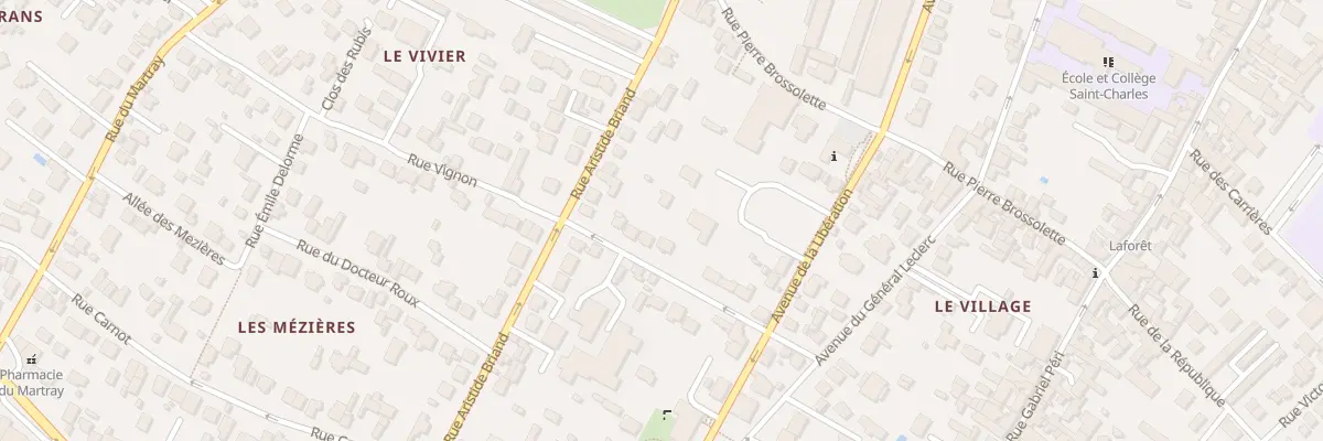 Plan du 16 Rue Vignon à Cormeilles-en-Parisis