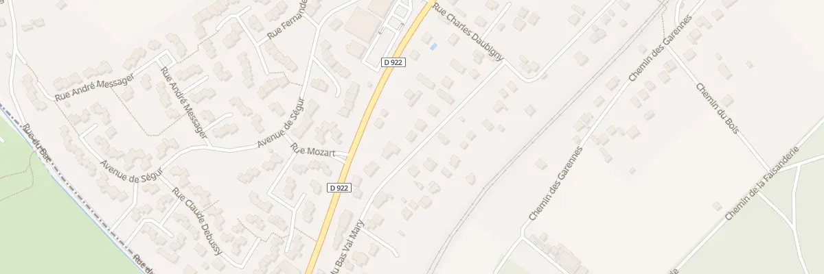 Plan du 92 Rue du Bas Val-Mary à Mériel