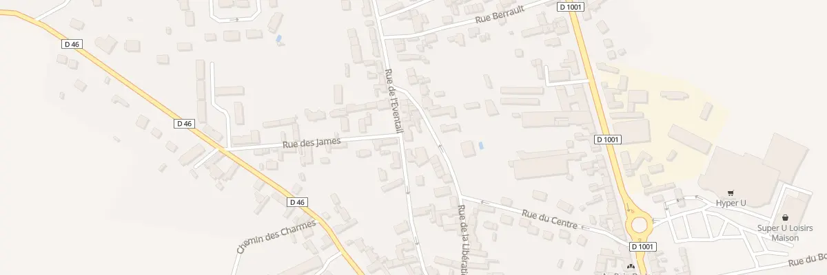 Plan du 12 Rue de l’Eventail à Sainte-Geneviève