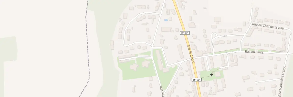 Plan du 1 All du Clos de Fouquerolle à Noailles