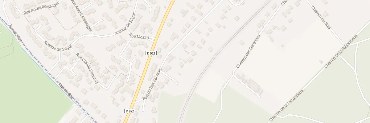 Plan du 89 Rue du Bas Val-Mary à Mériel