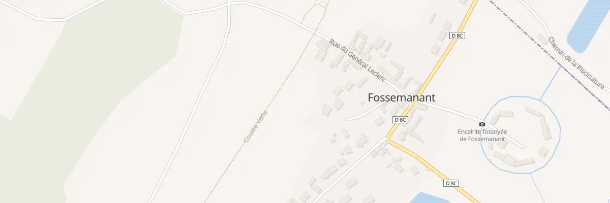 Plan du 106 Rue de l’Eglise à Fossemanant
