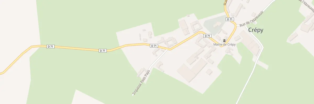 Plan du 5 Rue de l’Eglise à Crépy