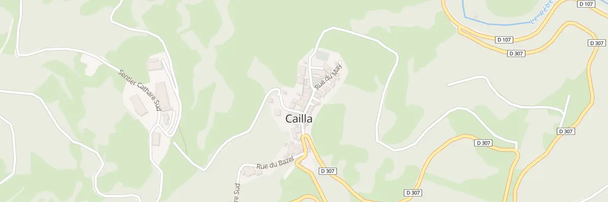 Plan du 13A Le Village à Cailla