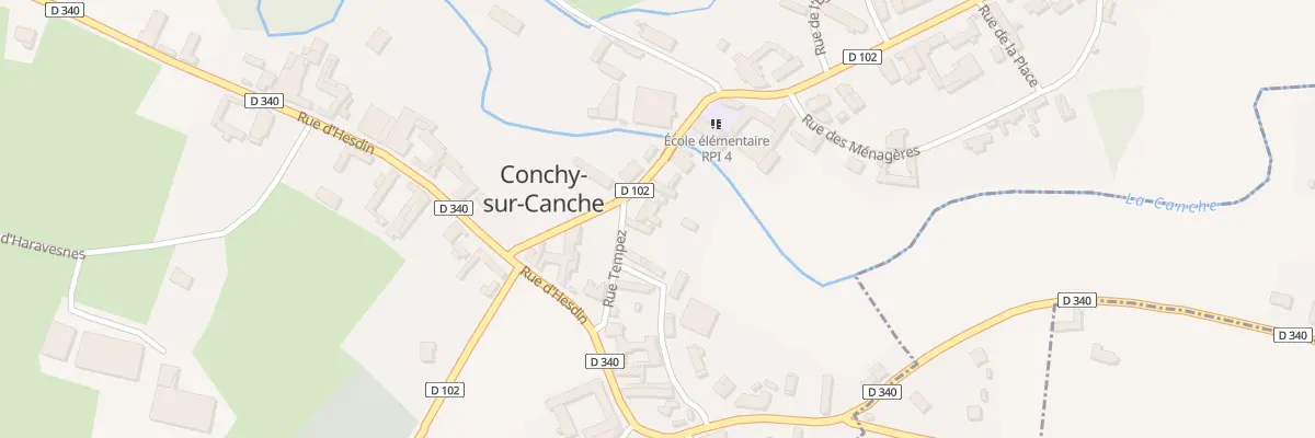 Plan du 2 Rue de Saint Pol à Conchy-sur-Canche