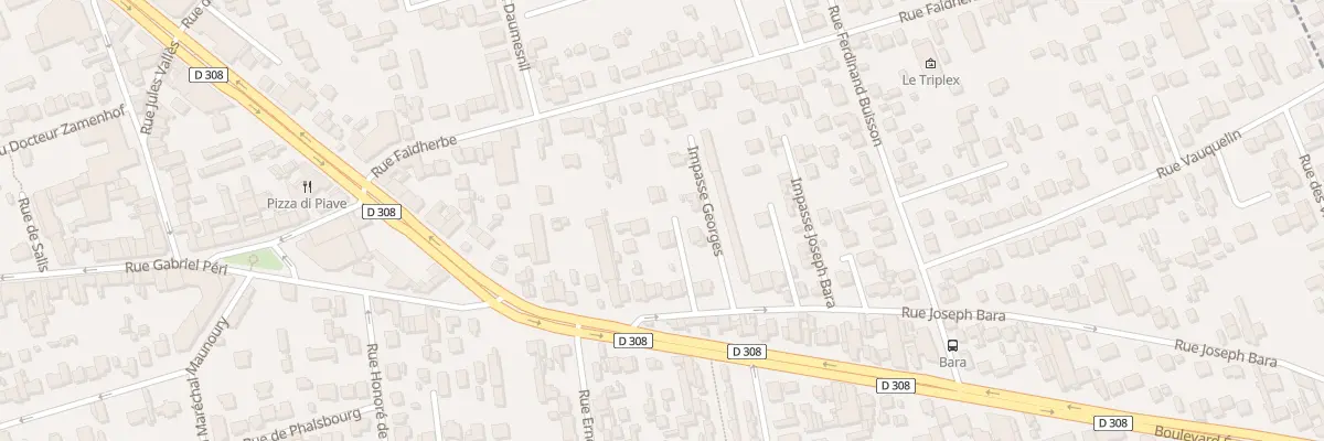 Plan du 7 Rue Joseph Bara à Houilles