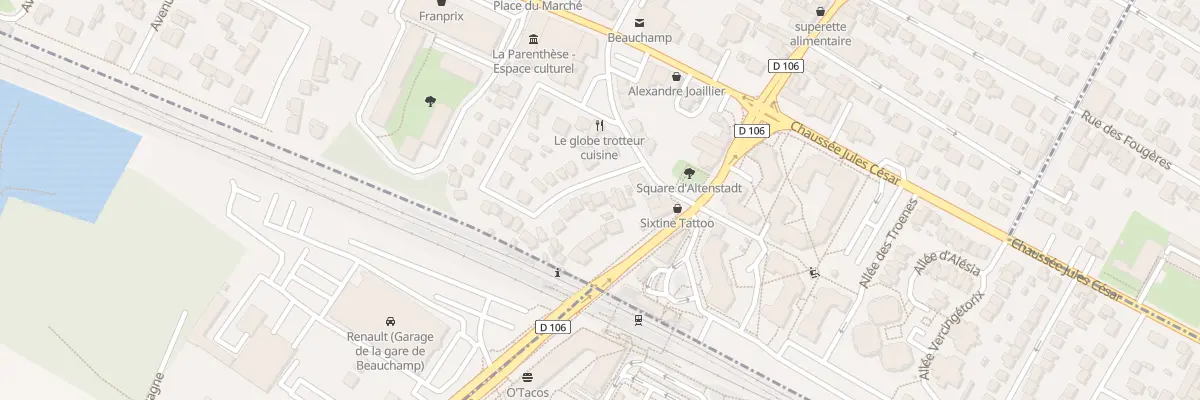 Plan du 7 Av Jules Verne à Beauchamp