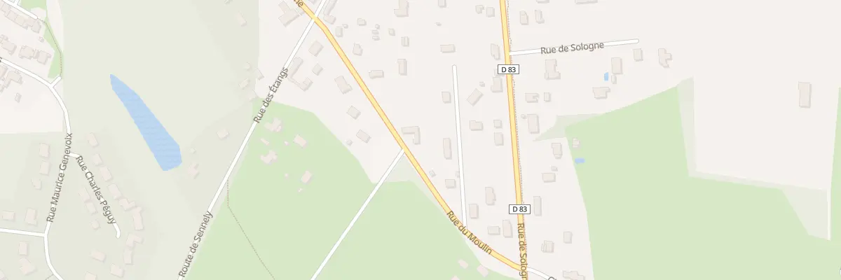 Plan du 15 Rue du Moulin à Tigy
