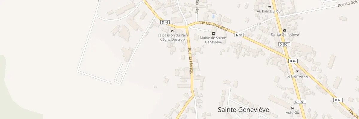 Plan du 6B Rue du Placeau à Sainte-Geneviève
