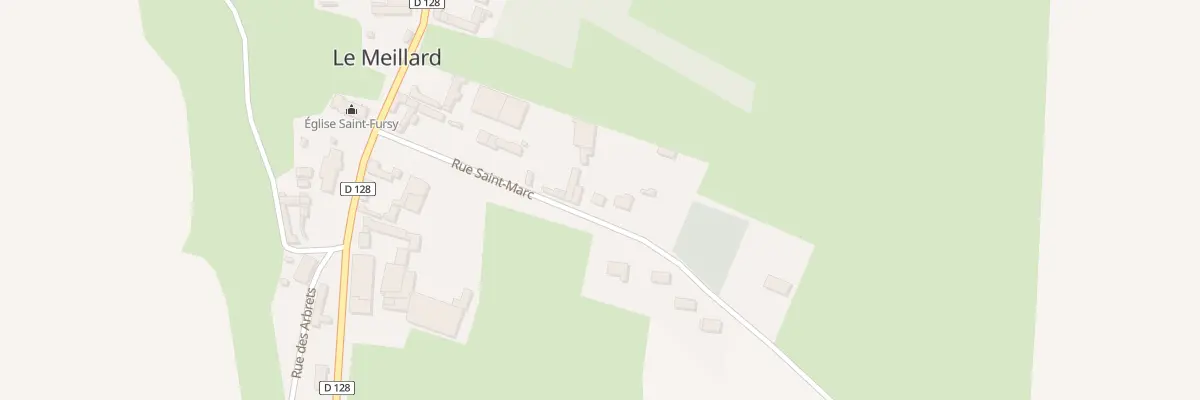 Plan du 9 Rue Saint-marc au Meillard