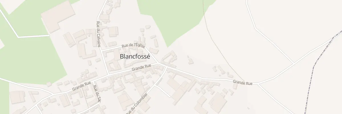 Plan du 16 Gr Grande Rue à Blancfossé