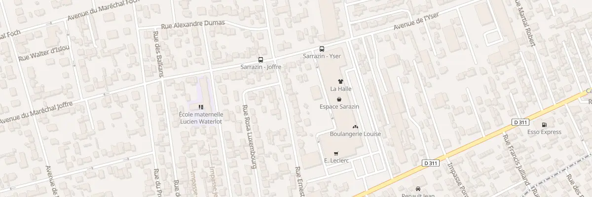 Plan du 23 Rue Ernest Renan à Houilles