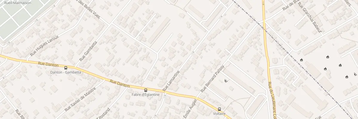 Plan du 17 Rue Lamartine à Rueil-Malmaison