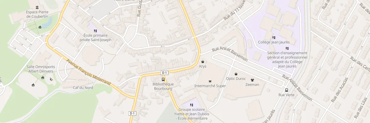 Plan du 6 Rue Jean Varlet à Bourbourg