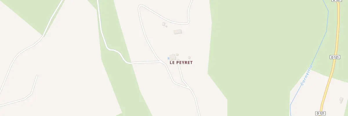 Plan du 65 Peyret à Roquetaillade-et-Conilhac