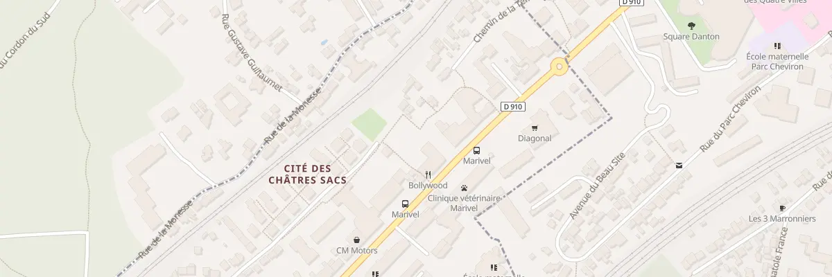 Plan du 176 Av Roger Salengro à Chaville