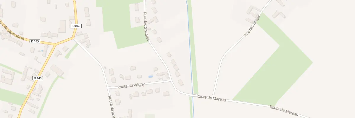 Plan du 33 Rue des Grilleres à Mareau-aux-Bois