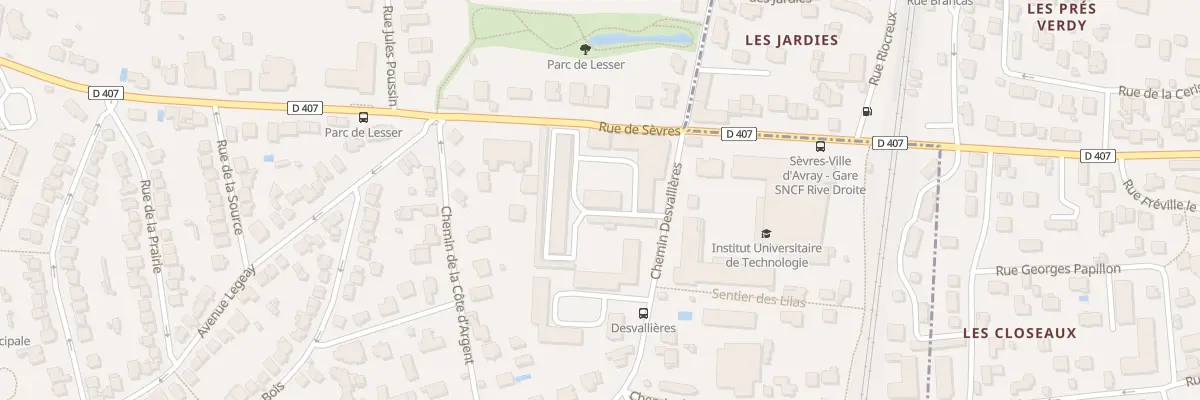 Plan du 46 Rue de Sèvres à Ville-d’Avray