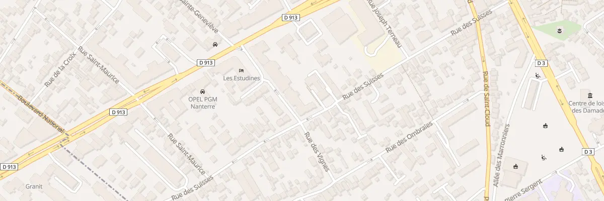 Plan du 133 Rue des Vignes à Nanterre