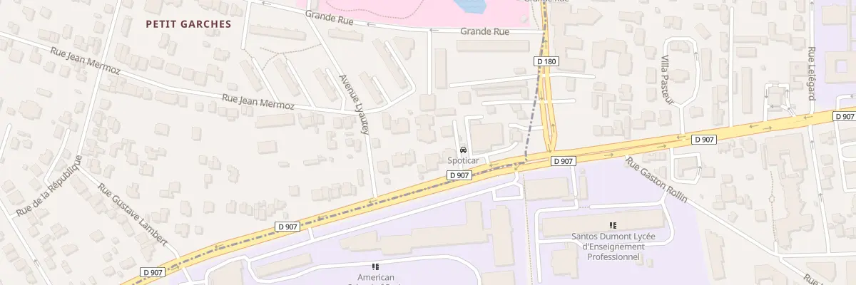 Plan du 6B Bd du Gen de Gaulle à Garches