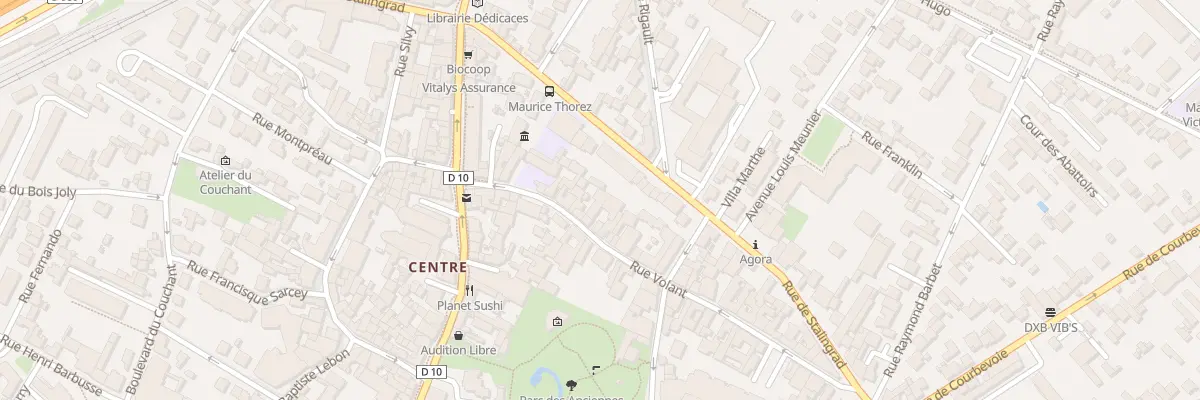 Plan du 58 Rue Volant à Nanterre