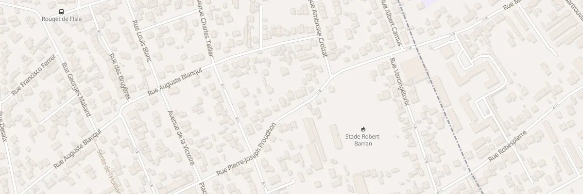 Plan du 17 Rue Pierre Joseph Proudhon à Houilles