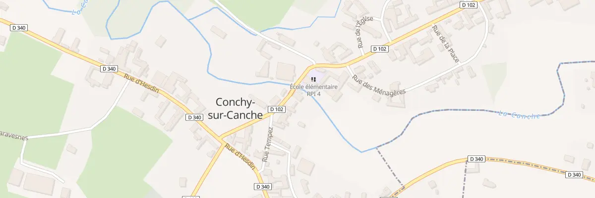 Plan du 6 Rue de Saint Pol à Conchy-sur-Canche