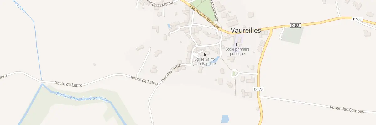 Plan du 5010 Vaureilles à Vaureilles