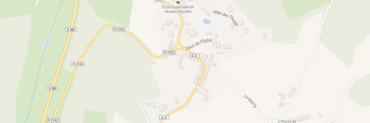 Plan du 5153 Imp de la Poste à Moutier-Rozeille