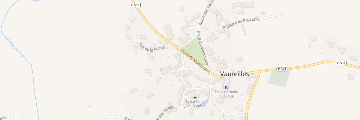 Plan du 5023 Vaureilles à Vaureilles
