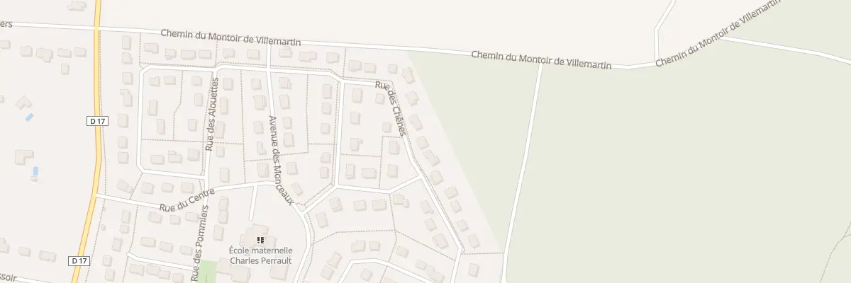 Plan du 14 Rue des Chênes à Morigny-Champigny