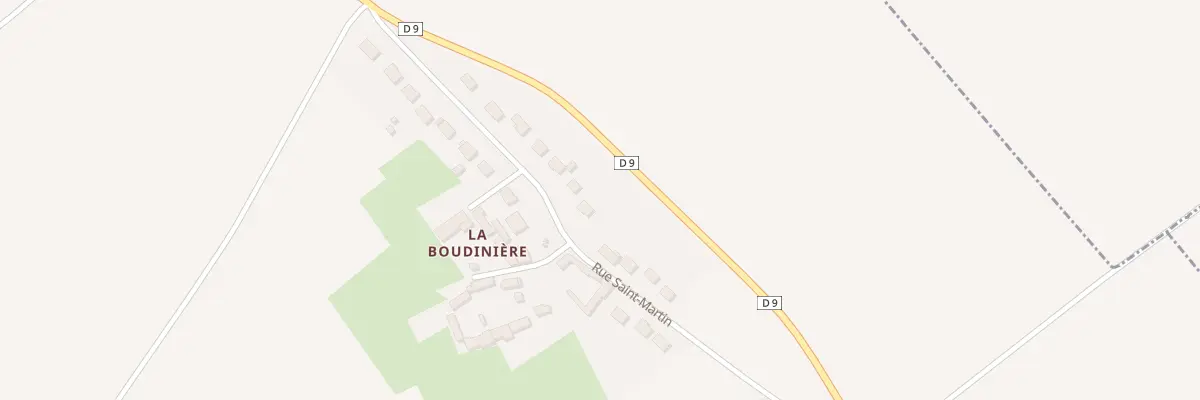 Plan du 18 Rue Saint Martin (boudiniere) à Oroër