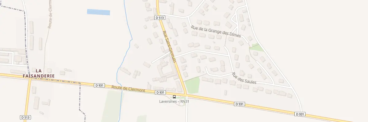 Plan du 85 Rue Saint-germain à Laversines