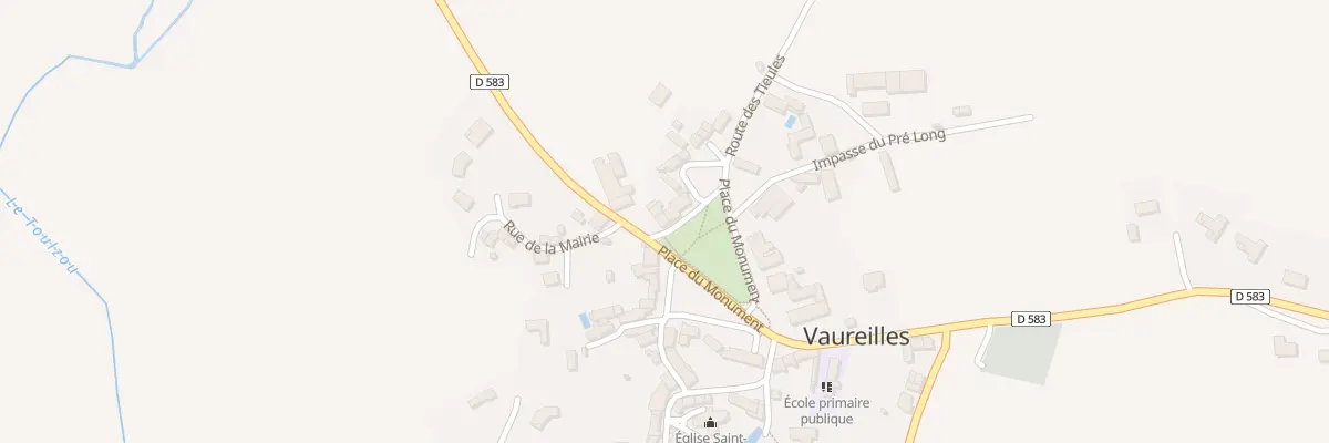 Plan du 5029 Vaureilles à Vaureilles