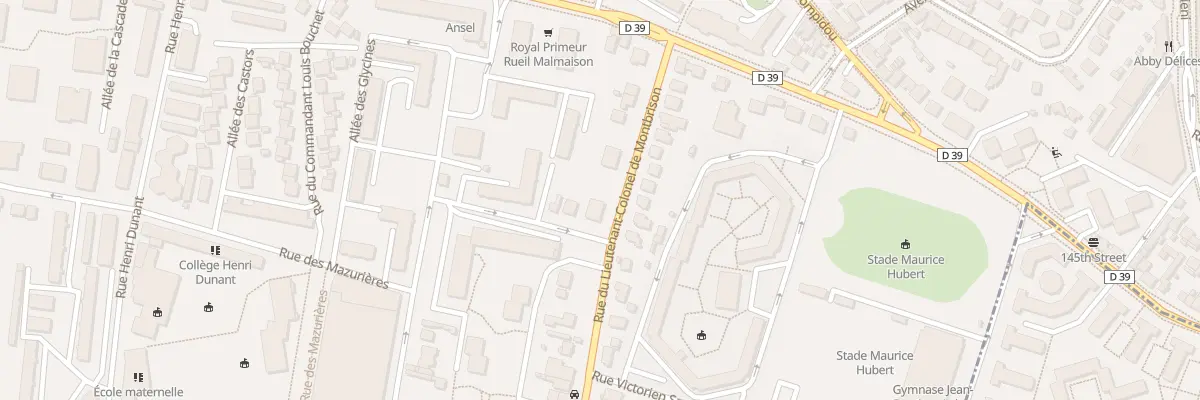 Plan du 14 Rue Lt Col de Montbrison à Rueil-Malmaison