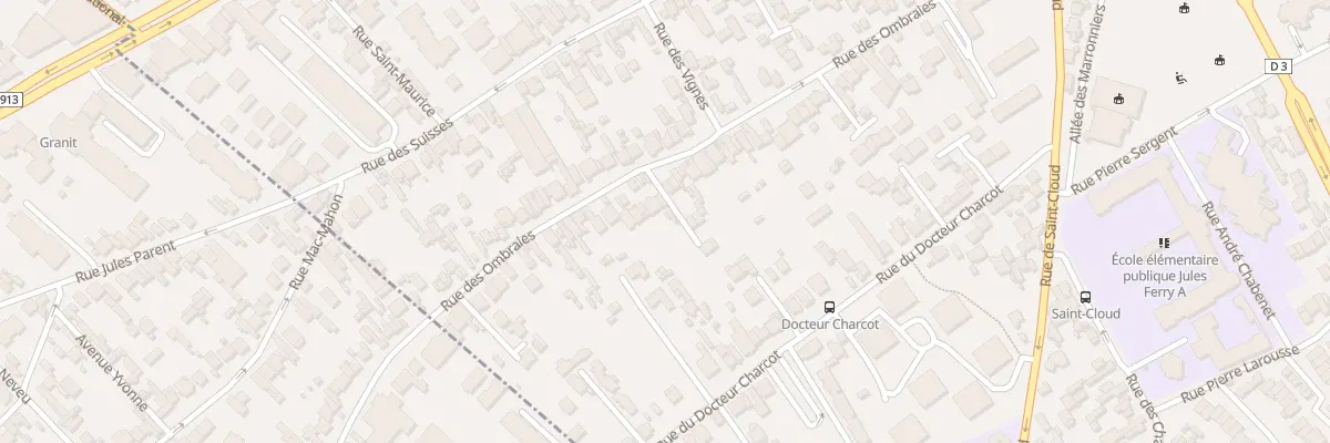 Plan du 87 Rue des Ombraies à Nanterre