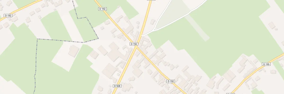 Plan du 16 Rte Nationale à Pihem