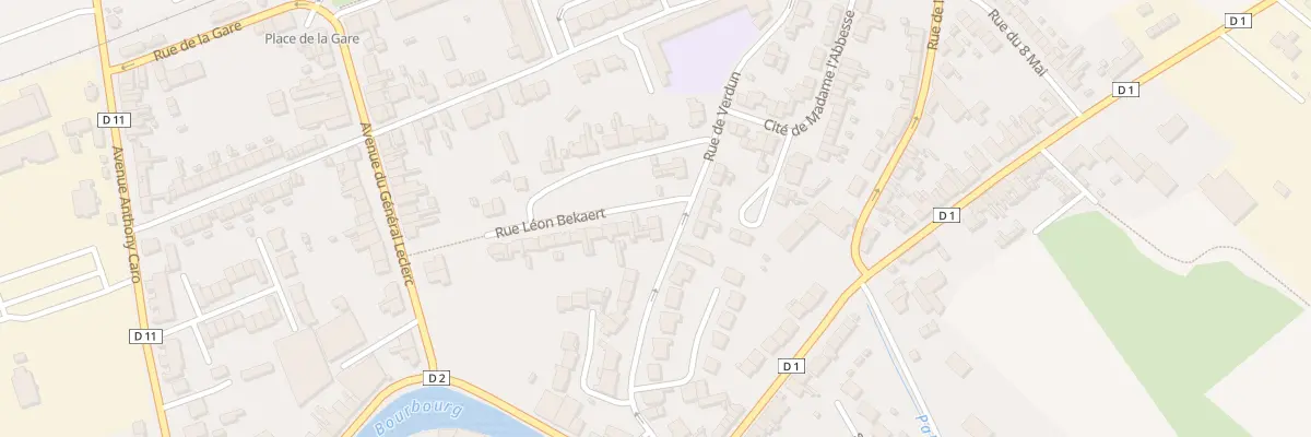 Plan du 11 Rue de Verdun à Bourbourg