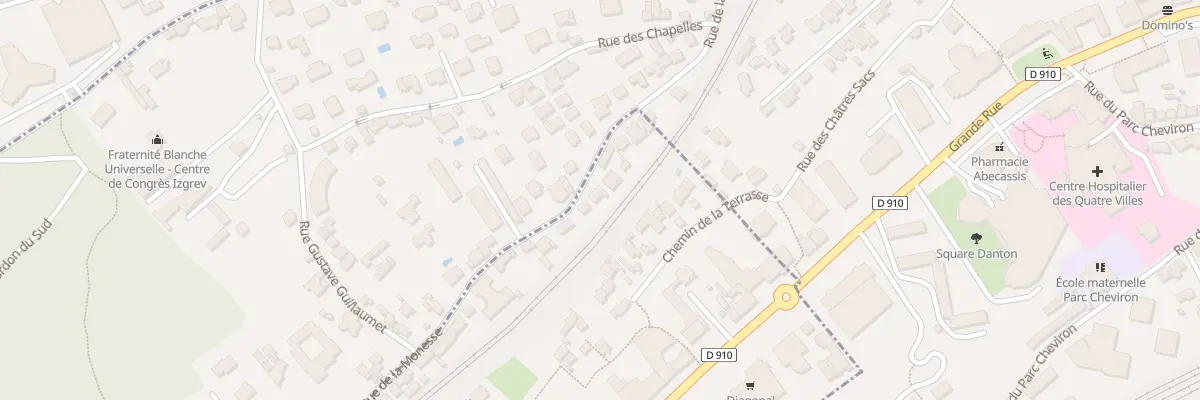 Plan du 9 Rue de la Monesse à Chaville