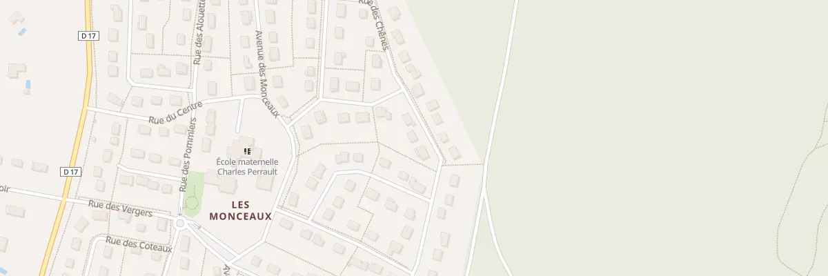 Plan du 17 Rue de l’Orée du Bois à Morigny-Champigny