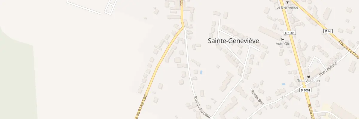 Plan du 18 Rue du Placeau à Sainte-Geneviève