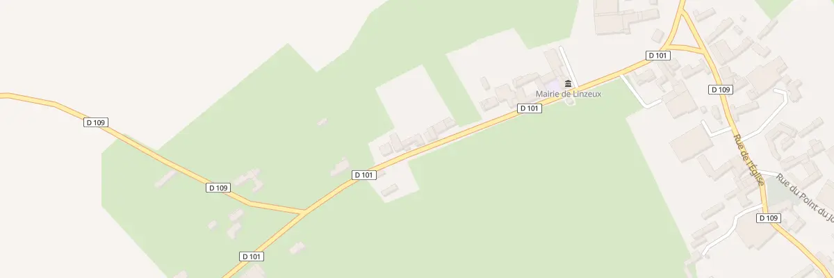 Plan du 11 Rue de la Mairie à Linzeux