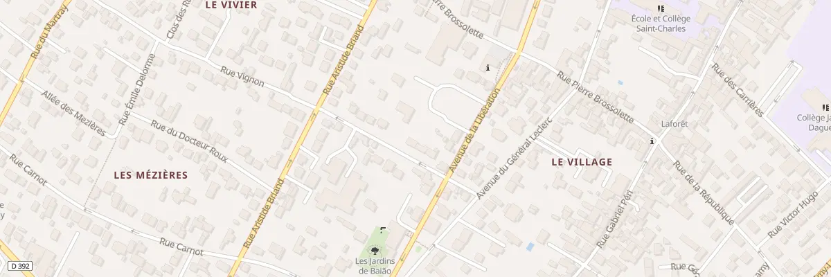 Plan du 12 Rue Vignon à Cormeilles-en-Parisis