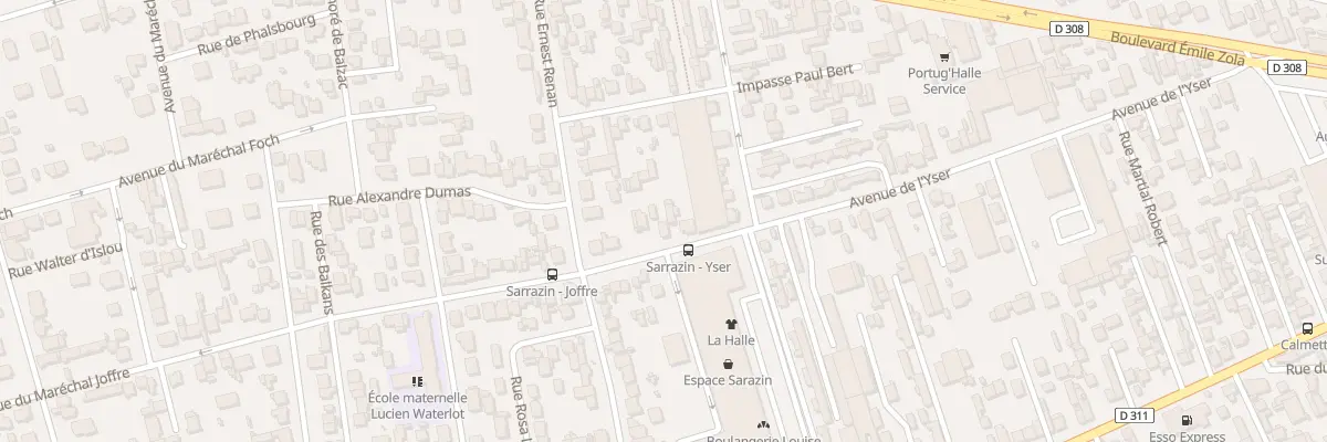 Plan du 11 Av de l’Yser à Houilles