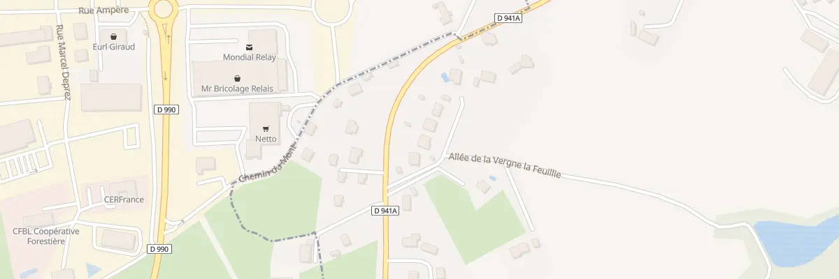 Plan du 5244 La Feuillie à Saint-Amand