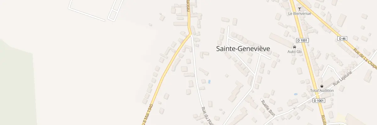 Plan du 16T Rue du Placeau à Sainte-Geneviève