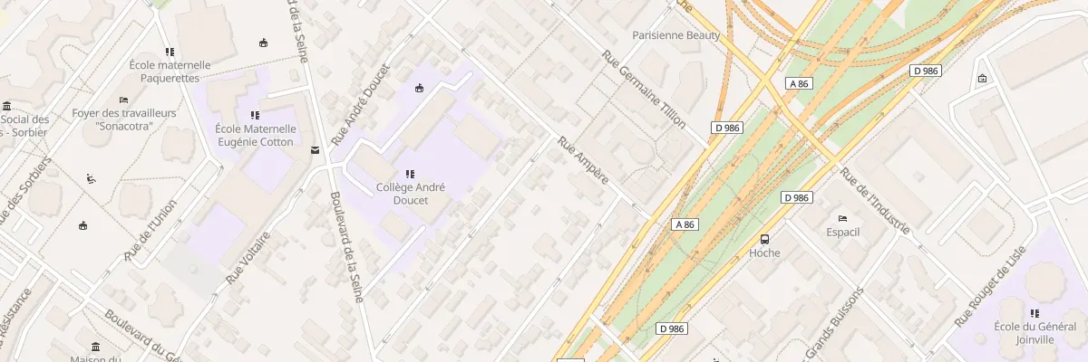 Plan du 44 Rue de Sannois à Nanterre