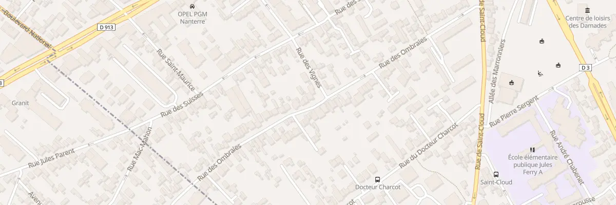 Plan du 82 Rue des Ombraies à Nanterre