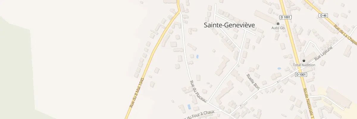 Plan du 22B Rue du Placeau à Sainte-Geneviève