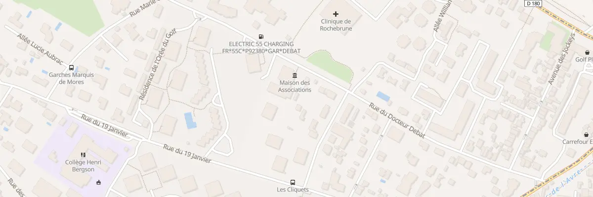Plan du 57 Rue du Docteur Debat à Garches